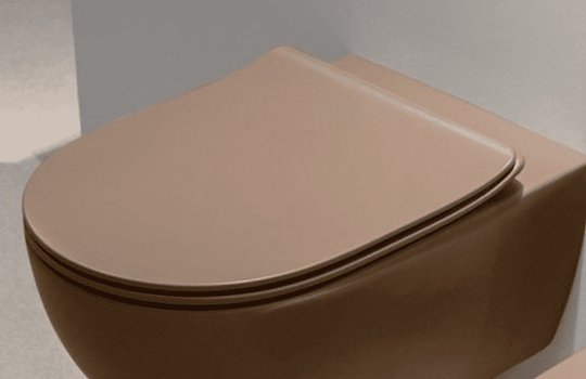 Крышка для унитаза Flaminia Slim APP soft-closing, fango (QKCW05) 