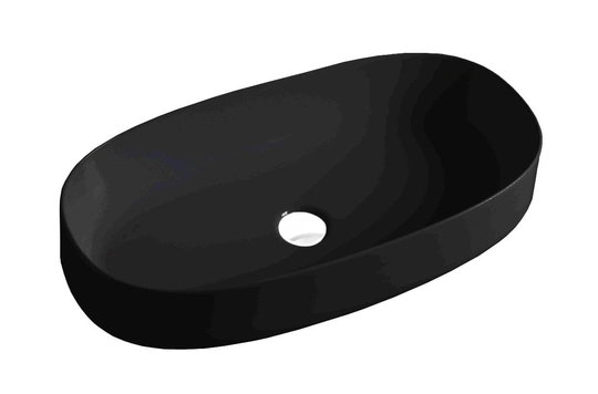 Керамическая раковина 68 см Artceram Cognac, black glossy (COL005 03; 00) На столешницу, На тумбу Овальные