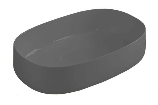 Керамическая раковина 55 см Artceram Cognac, grey olive (COL003 15; 00) На столешницу, На тумбу Овальные