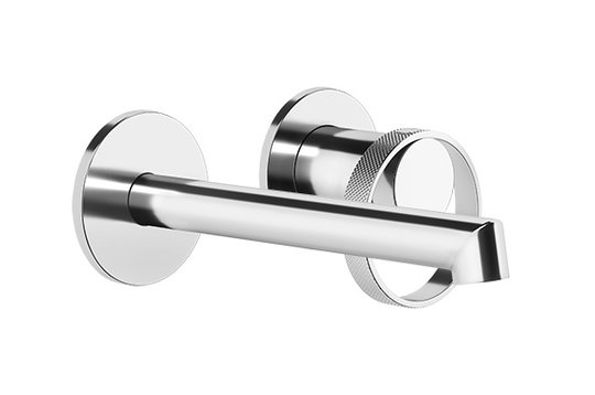 Настенный смеситель для раковины 160 мм Gessi Anello (63381-031) Для раковины Хром