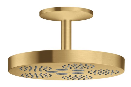 Верхний душ Axor One 280 мм 1jet, Brushed Gold Optic (48493250) Верхние души Золото