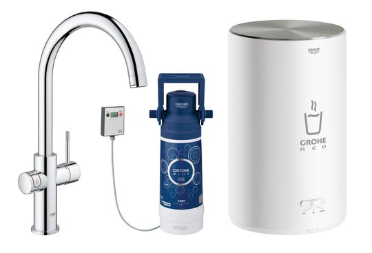 Змішувач і бойлер для раковини GROHE Red Duo M-size (30083001) Для кухні Хром