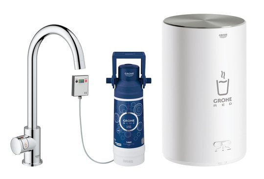 Смеситель и бойлер для раковины GROHE Red Mono M-size (30085001) Для кухни Хром