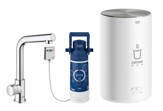Смеситель и бойлер для раковины GROHE Red Duo M-size (30339001) Для кухни Хром