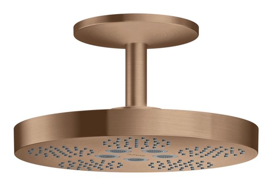 Верхній душ Axor One 280 мм 2jet, Brushed Red Gold (48494310) Верхні душі Червоне золото