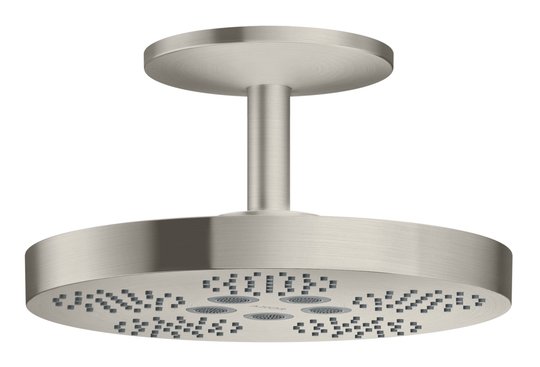 Верхній душ Axor One 280 мм 2jet, Stainless Steel Optic (48494800) Верхні душі Нерж. сталь