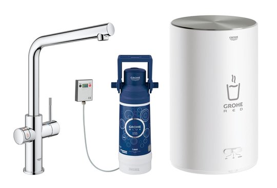 Смеситель и бойлер для раковины GROHE Red Duo M-size (30327001) Для кухни Хром