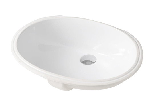 Керамическая раковина 57 см Artceram Diana, white glossy (DIL001 01; 00) Встраиваемые снизу Овальные