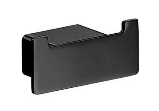 Двойной крючок для ванной комнаты Emco Loft Black (057513302) Крючки для халатов и полотенец Emco
