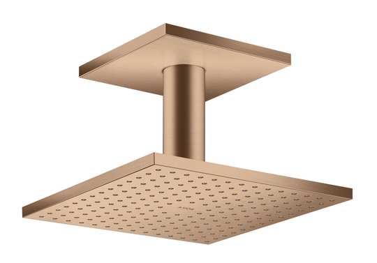 Верхний душ Axor MyEdition 250х250 мм 2-х функциональный, Brushed Red Gold (35312310) Верхние души Красное золото