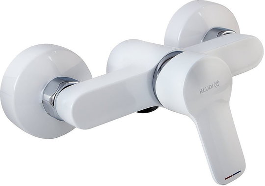 Змішувач Kludi Pure and Easy (378419165) Для душа Білий