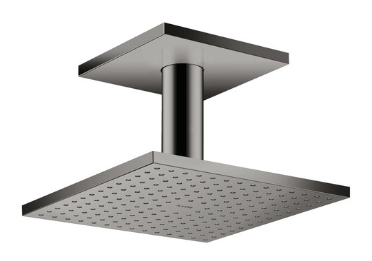 Верхний душ Axor MyEdition 250х250 мм 2-х функциональный, Polished Black Chrome (35312330) Верхние души Черный глянцевый 