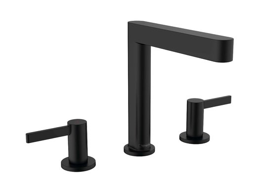 Смеситель для раковины Hansgrohe Finoris 160, черный матовый (76034670) Для раковины Черный матовый