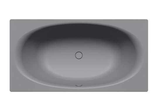 Ванна стальная Kaldewei ELLIPSO DUO 230 190x100 oyster grey matt (286000010727) Kaldewei Прямоугольные