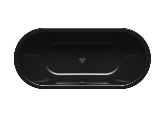 Ванна стальная Kaldewei CENTRO DUO OVAL С ОБЛИЦОВОЧНЫМИ ПАНЕЛЯМИ 128-7 180x80 schwarz (282848050701) Kaldewei Овальные