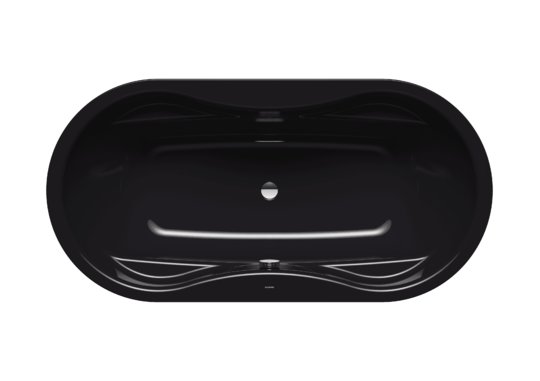 Ванна стальная Kaldewei MEGA DUO OVAL С ОБЛИЦОВОЧНЫМИ ПАНЕЛЯМИ 184-7 180x90 schwarz (223848050701) Kaldewei Овальные