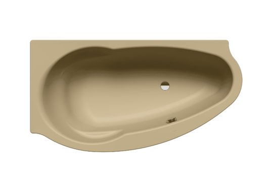 Ванна стальная Kaldewei STUDIO ПРАВАЯ 826-2 170x90 prairie beige matt (222248040442) Kaldewei Угловые асимметричные