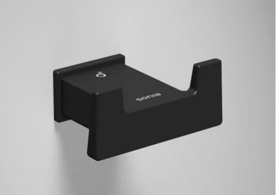 Двойной крючок для полотенец Sonia S-CUBE (173006) Крючки для халатов и полотенец Sonia