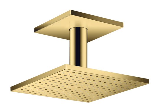 Верхний душ Axor MyEdition 250х250 мм, Polished Gold Optic (35308990) Верхние души Золото