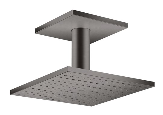 Верхний душ Axor MyEdition 250х250 мм 2-х функциональный, Brushed Black Chrome (35312340) Верхние души Черный