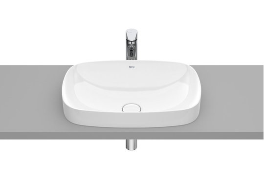 Врезная раковина Roca Inspira Soft 550x370 (A327504000) Встраиваемые сверху Прямоугольные