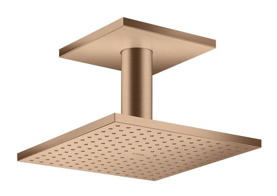 Верхній душ Axor MyEdition 250х250 мм, Brushed Red Gold (35308310) Верхні душі Червоне золото