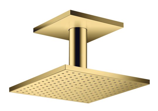Верхний душ Axor MyEdition 250х250 мм 2-х функциональный, Polished Gold Optic (35312990) Верхние души Золото