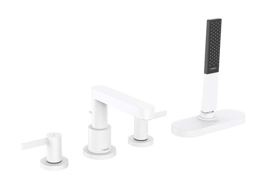 Змішувач на борт ванни Hansgrohe Finoris, білий матовий (76444700) Для ванни Білий матовий