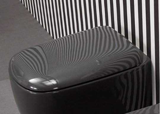Крышка для унитаза Flaminia Mono, black (MNCW03) 