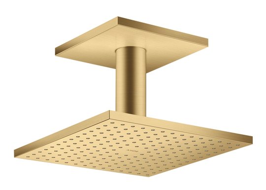 Верхній душ Axor MyEdition 250х250 мм, Brushed Gold Optic (35308250) Верхні душі Золото