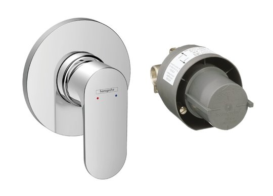 Смеситель скрытого монтажа для душа Hansgrohe Rebris S, хром (72648000) Для душа Хром