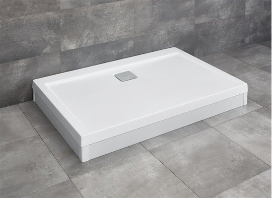 Душевой поддон Radaway Argos D 100x90 на ножках (4ADN910-02) Дрібні Білий