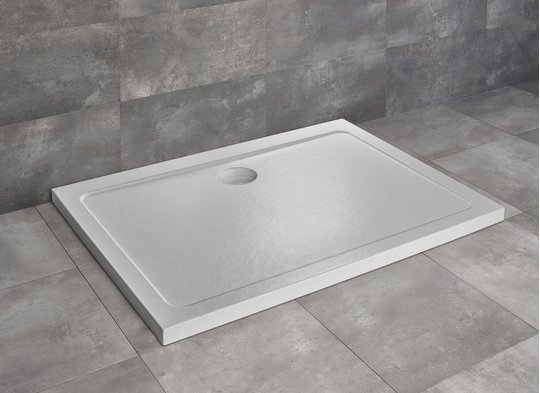 Душевой поддон Radaway Doros D Stone White 100x80 (SDRD1080-01-04S) Мелкие Белый
