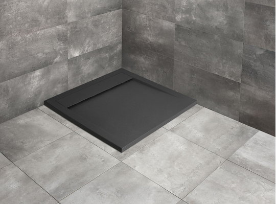 Душевой поддон Radaway Teos C 90x90 anthracite (HTC9090-64) Дрібні Чорний