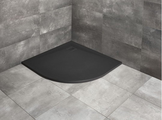 Душевой поддон Radaway Kyntos A Black 80x80 (HKA8080-54) Дрібні Чорний