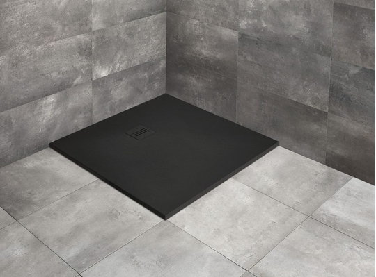 Душевой поддон Radaway Kyntos C Black 80x80 (HKC8080-54) Дрібні Чорний