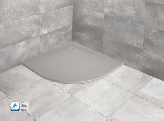 Душевой поддон Radaway Kyntos A Cemento 100x100 (HKA100100-74) Дрібні Сірий
