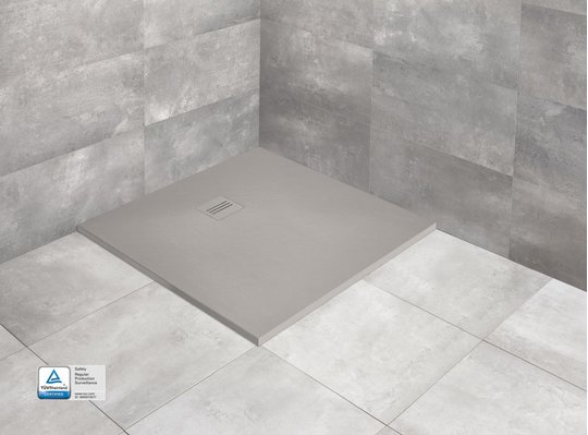 Душевой поддон Radaway Kyntos C Cemento 90x90 (HKC9090-74) Дрібні Сірий