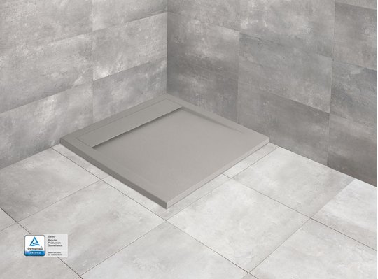 Душевой поддон Radaway Teos C Cemento 80x80 (HTC8080-74) Дрібні Сірий