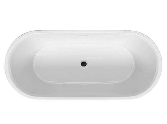 Ванна акриловая Riho Inspire 160x75 Velvet White (B091001105) Riho Овальные