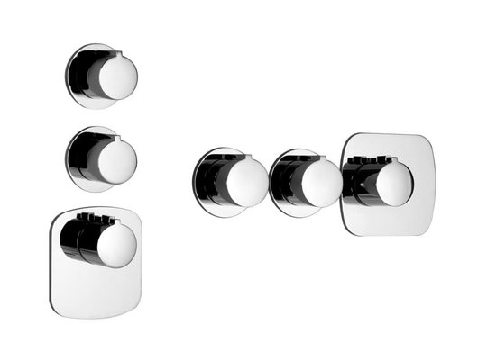 Змішувач Gessi Tondo WELLNESS (43234-031) Для ванни, Для душа Хром