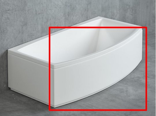 Передняя панель для ванны Radaway Tilia (OBC-00-190x058U) Radaway Панели