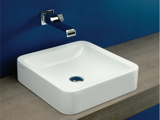 Керамічна раковина 40 см Flaminia Nile 40, white (NL40A) На стільницю, На тумбу 