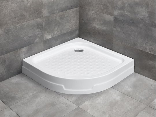 Душевой поддон Radaway Rodos A Compact 90x90 (4P99155-03) Дрібні Білий