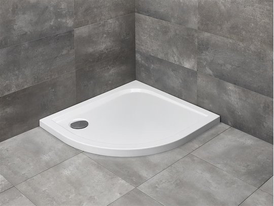 Душевой поддон Radaway Delos E 90x80 R (SDE8090-01R) Дрібні Білий