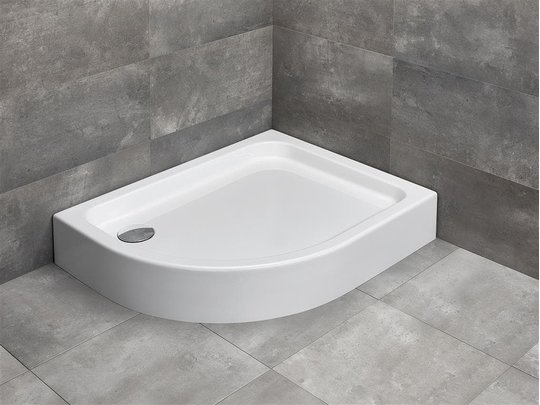 Душевой поддон Radaway Laros E Compact 100x80 R (SLE81017-01R) Мелкие Белый