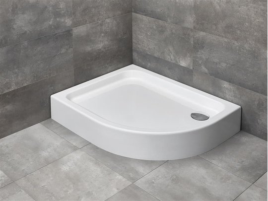 Душевой поддон Radaway Laros E Compact 100x80 L (SLE81017-01L) Дрібні Білий