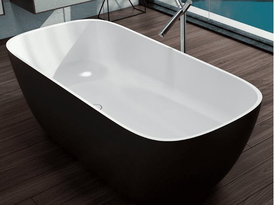 Ванна из искусственного камня Kolpa San Gloria-FS 180x80 Black (3838987 592556) Kolpa San Овальные