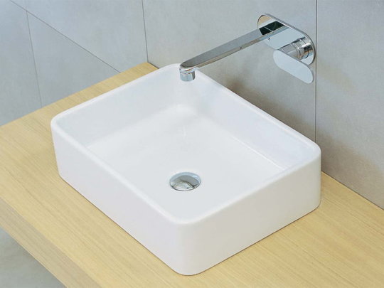 Керамічна раковина 48 см Flaminia Miniwash Fly 48, white (MWL48) На стільницю, На тумбу 