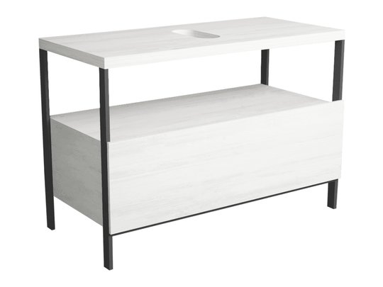 Консоль металлическая с полками 110 см Simas WAVE, white (WAM 3L) Simas Консоль